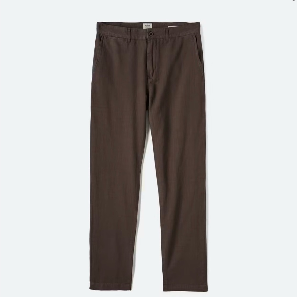 Flint and Tinder Cotton Linen pants HB athletic tapered 32